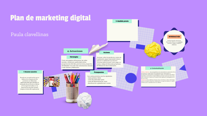 Plan de marketing digital by Paula Clavellina Izquierdo on Prezi