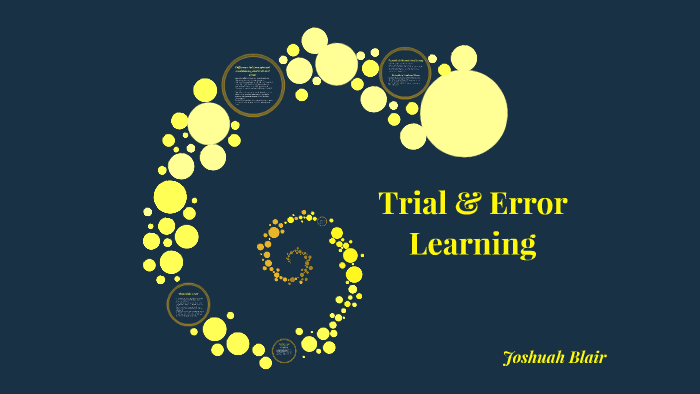 trial and error learning