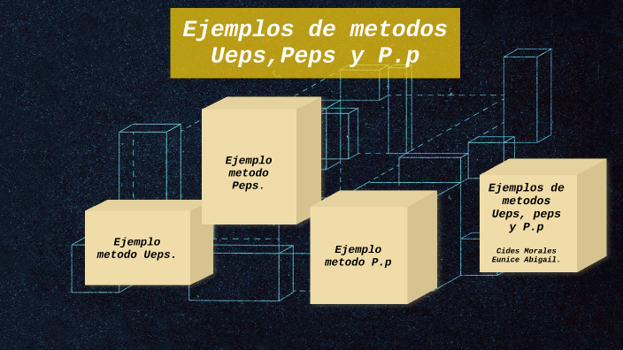 Ejemplos De Metodos Ficticios Ueps Peps Y Pp By Eunice Cides On Prezi 4184