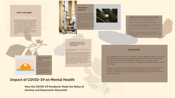 Impact of COVID-19 on Mental Health by Tomlynn Ellis on Prezi