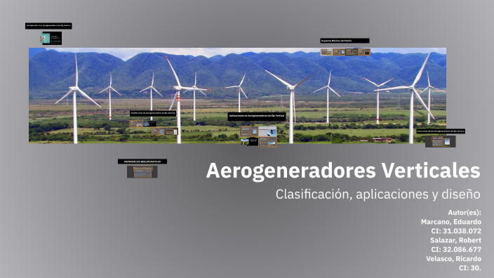 Aerogeneradores Verticales by Eduardo Marcano on Prezi