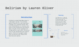 Delirium By Lauren Oliver By Sidney Watson