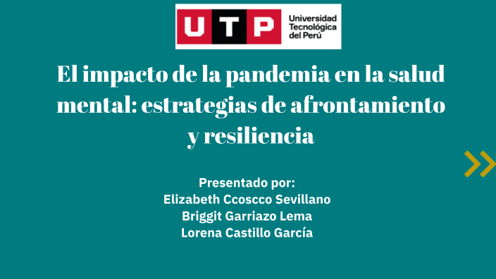 PRESENTACION SOBRE EL IMPACTO DE LA PANDEMIA EN LA SALUD MENTAL by ...
