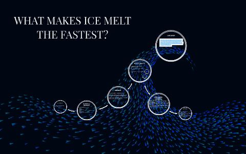 Science Project: What Make Ice Melt the Fastest by Christopher Gonzalez 