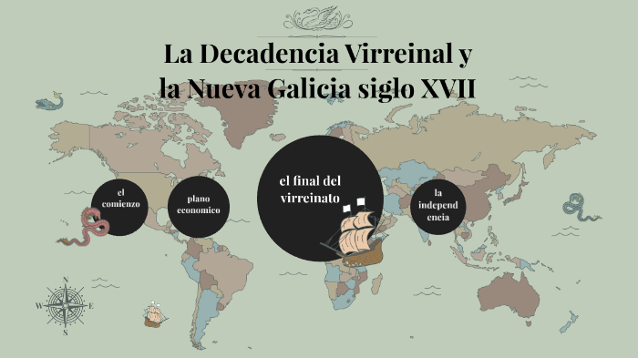 La Decadencia Virreinal y la Nueva Galicia siglo XVII by yahir padilla