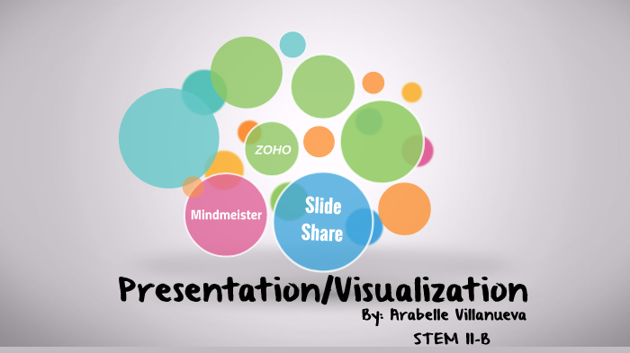 description about presentation or visualization