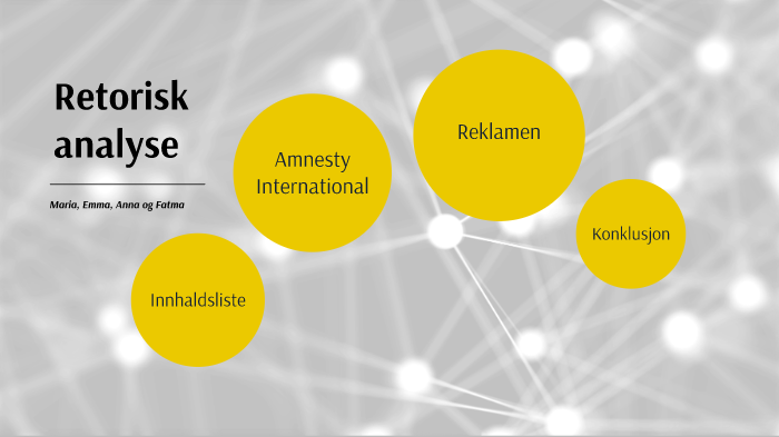 Retorisk Analyse - Amnesty International By Maria Husby Enge On Prezi