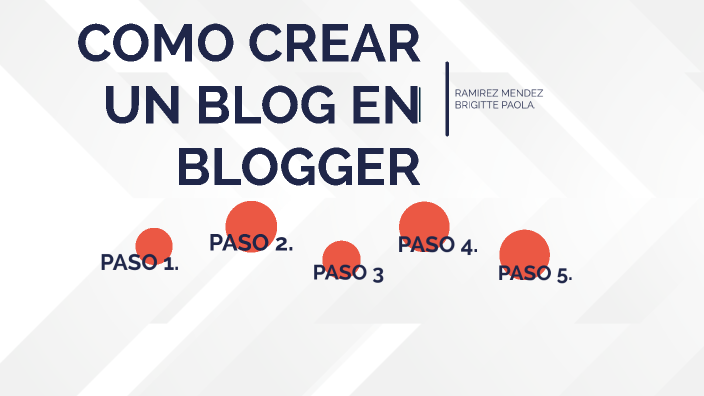 BLOG EN BLOGGER by Paola Ramirez Mendez on Prezi