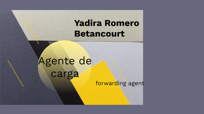 Agentes De Carga By Yadira Romero Betancourt 2721
