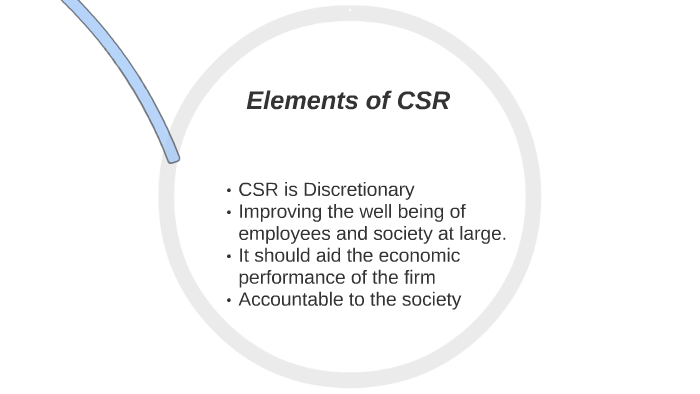 Elements of CSR by asif baltee on Prezi