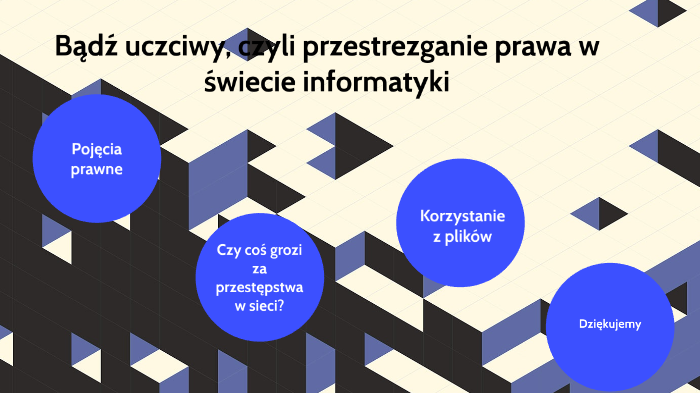 Bądź uczciwy, czyli przestrezganie prawa w świecie informatyki by ...