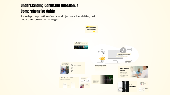 Understanding Command Injection: A Comprehensive Guide by jodo hix on Prezi