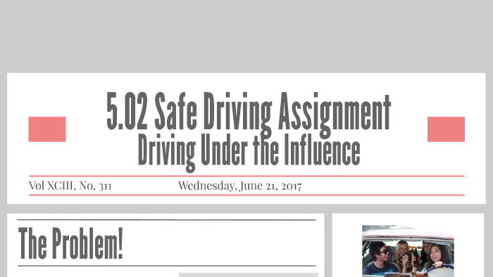 Drive safe schedule a drive picture