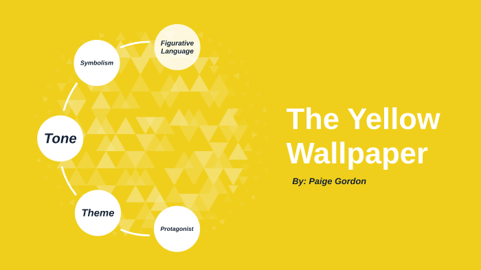 The yellow wallpaper tone. The Yellow Wallpaper Literary ...