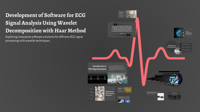 Wavelet Software Development of Software for ECG Signal Analysis Using Wavelet ...