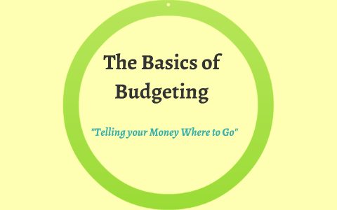 The Basics Of Budgeting By On Prezi