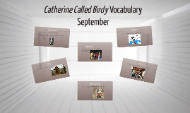 Catherine Called Birdy Vocabulary By Alyssa Van Duzee