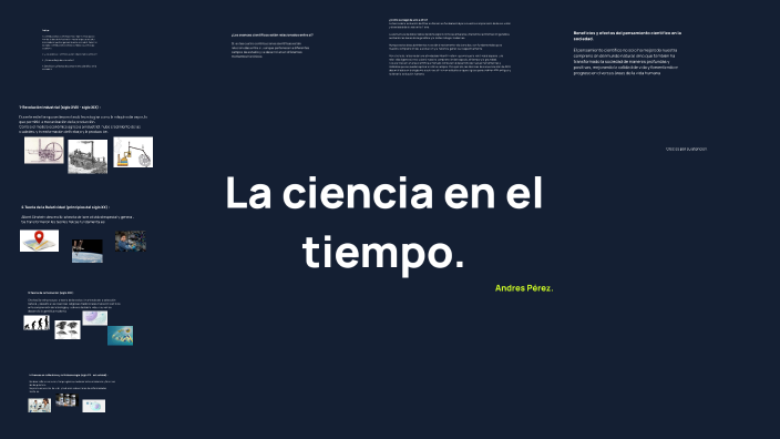 AI3. La ciencia en el tiempo by Andres Perez on Prezi