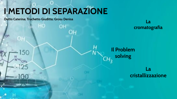 i metodi di separazione by caterina dutto