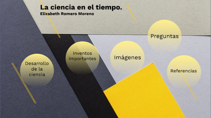 La ciencia en el tiempo by Elizabeth Romero Moreno on Prezi