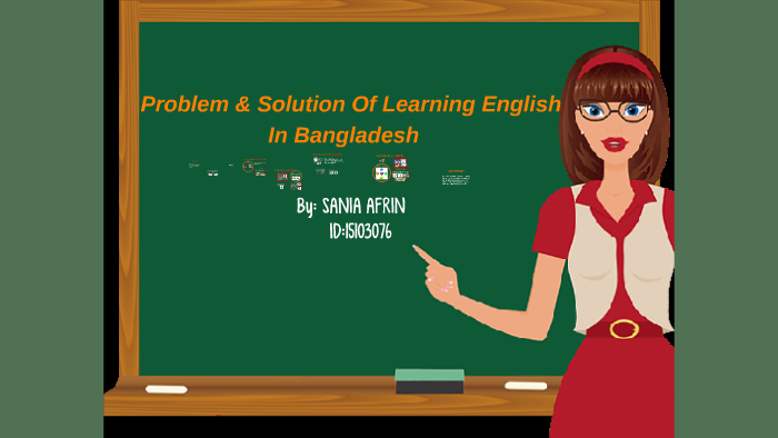 Problems Of Learning English In Bangladesh