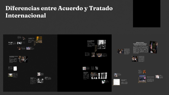 Diferencias entre Acuerdo y Tratado Internacional by ROBERTO ALEXIS REY ...