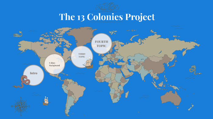 The 13 Colonies by Zachary Johnson on Prezi