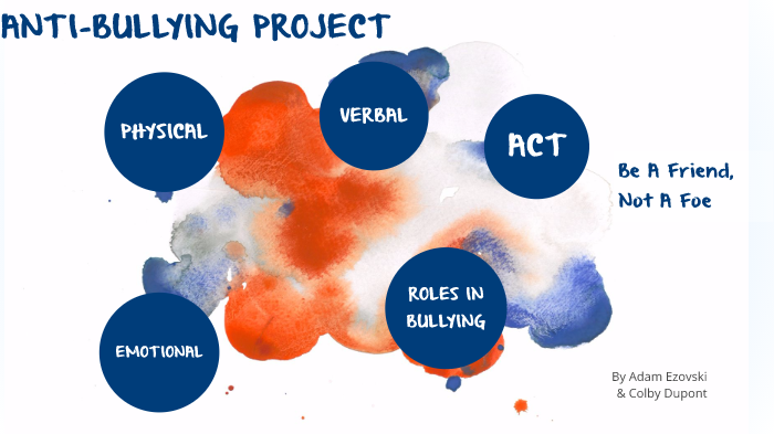 Anti Bullying Project by 2023Adam E043 on Prezi