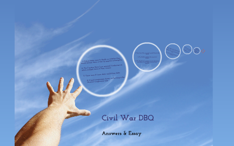 what caused the civil war dbq essay
