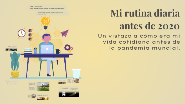 My daily routine before 2020 by JAVIER BOLIVAR on Prezi