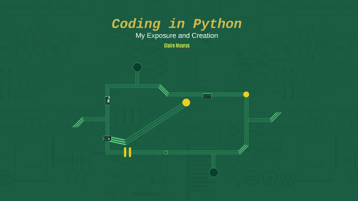 Coding in Python by Claire Maurus