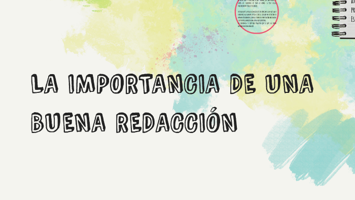 LA IMPORTANCIA DE UNA BUENA REDACCIÓN By Kenia Castro On Prezi