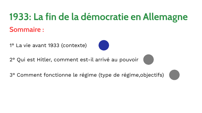 La fin de la démocratie en Allemagne by Anna-Marie Kentmann