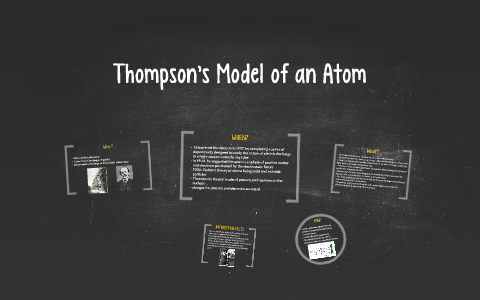 Thompson's Model of an Atom by Tanvir Gill on Prezi