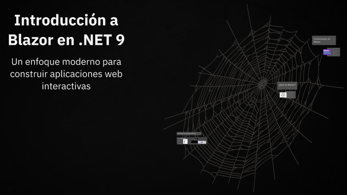 Introducción a Blazor en .NET 9 by Iris D'Vicent on Prezi