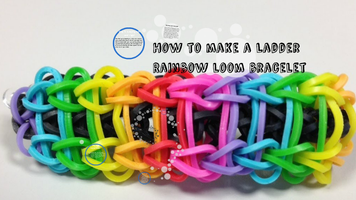 ladder rainbow loom bracelet by emily spina
