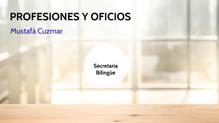 Profesiones y Oficios by Nicole Muñoz on Prezi