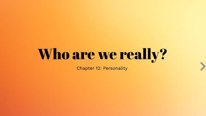 Personality Project by Benjamin Andrews on Prezi