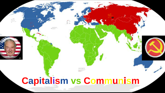 Communism Vs Capitalism Map