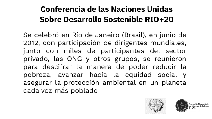 Informe de la Conferencia de las Naciones Unidad Rio+20 by SERGIO ...