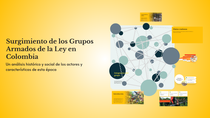 Surgimiento de los Grupos Armados de la Ley en Colombia by santiago ...