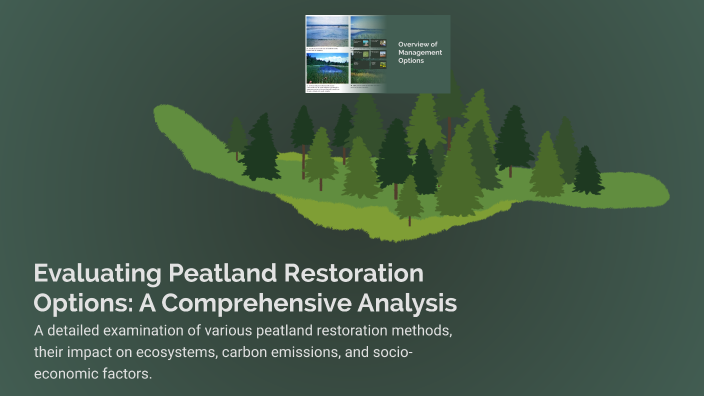 Evaluating Peatland Restoration Options: A Comprehensive Analysis by ...