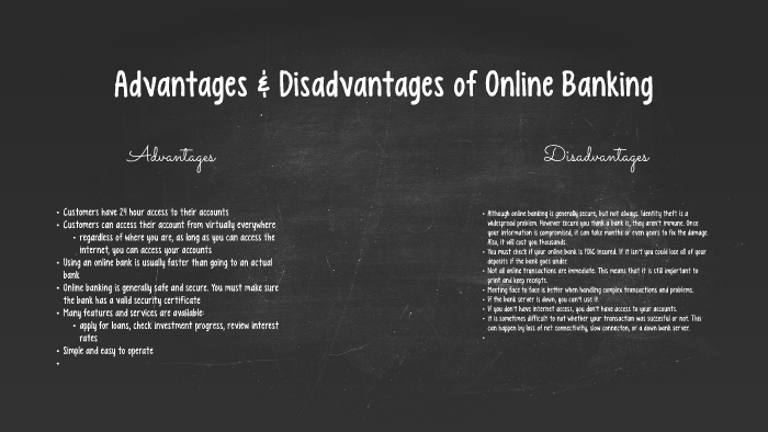 e banking advantages and disadvantages pdf