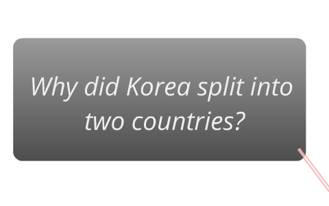 Why did korea split into two countries by charlie byron