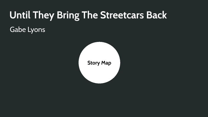 until they bring the streetcars back book