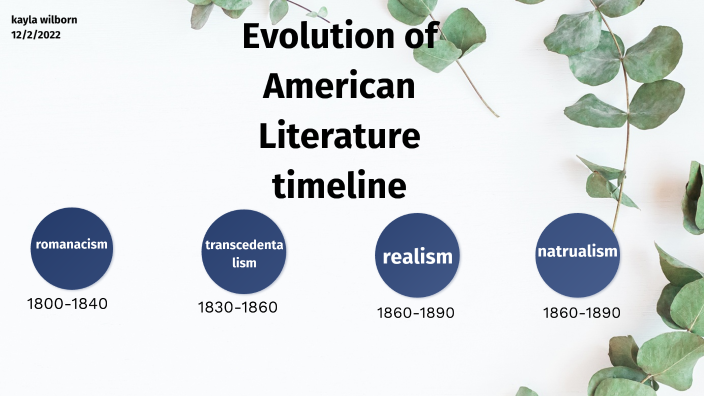 evolution of american literature essay