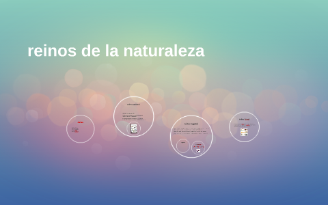 reinos de la naturaleza by Maria Paula Rivera Pazos on Prezi