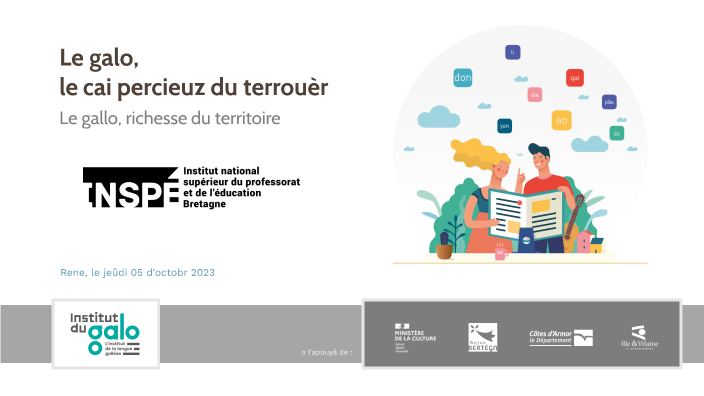 Présentation INSPE by Institut du Galo Institut de la langue gallèse on ...
