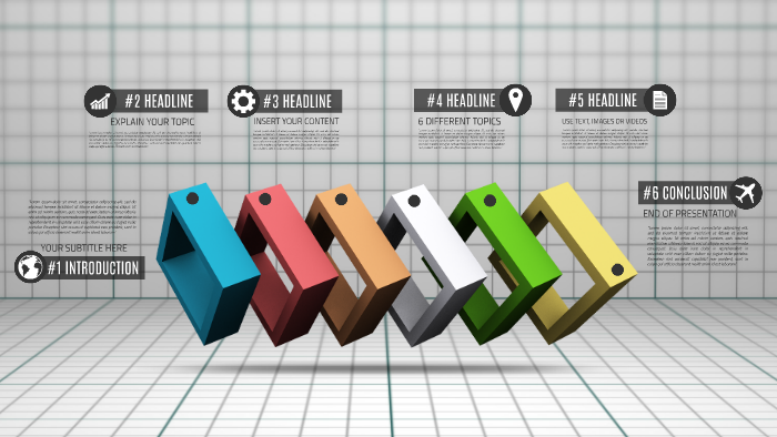 Infographic 3d Frames Prezi Template By Prezi Templates By Prezibase