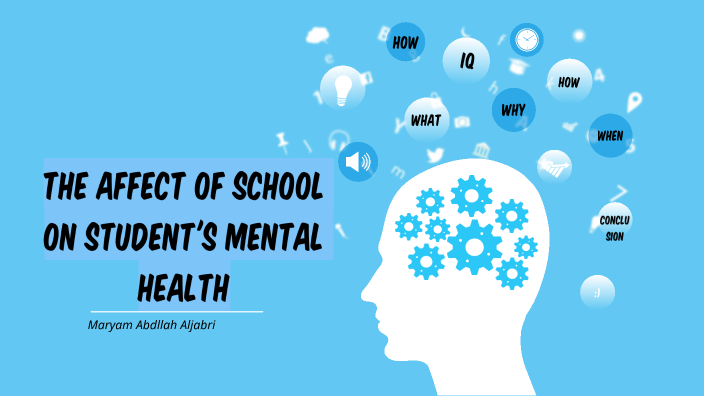 the affect of school on student's mental health by maryam abdullah on Prezi